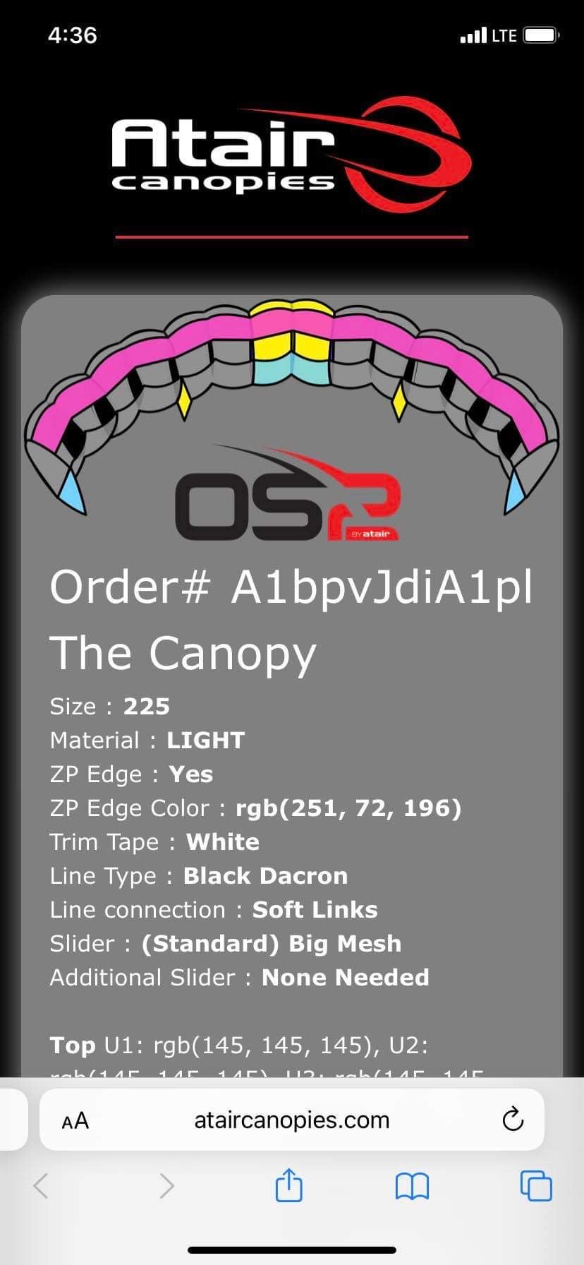 OSP2 225 Light - Brand New