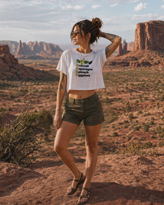 Women's Veggie Crop Top